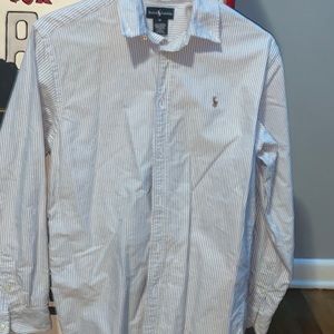 Men’s Medium White Ralph Lauren Button Down